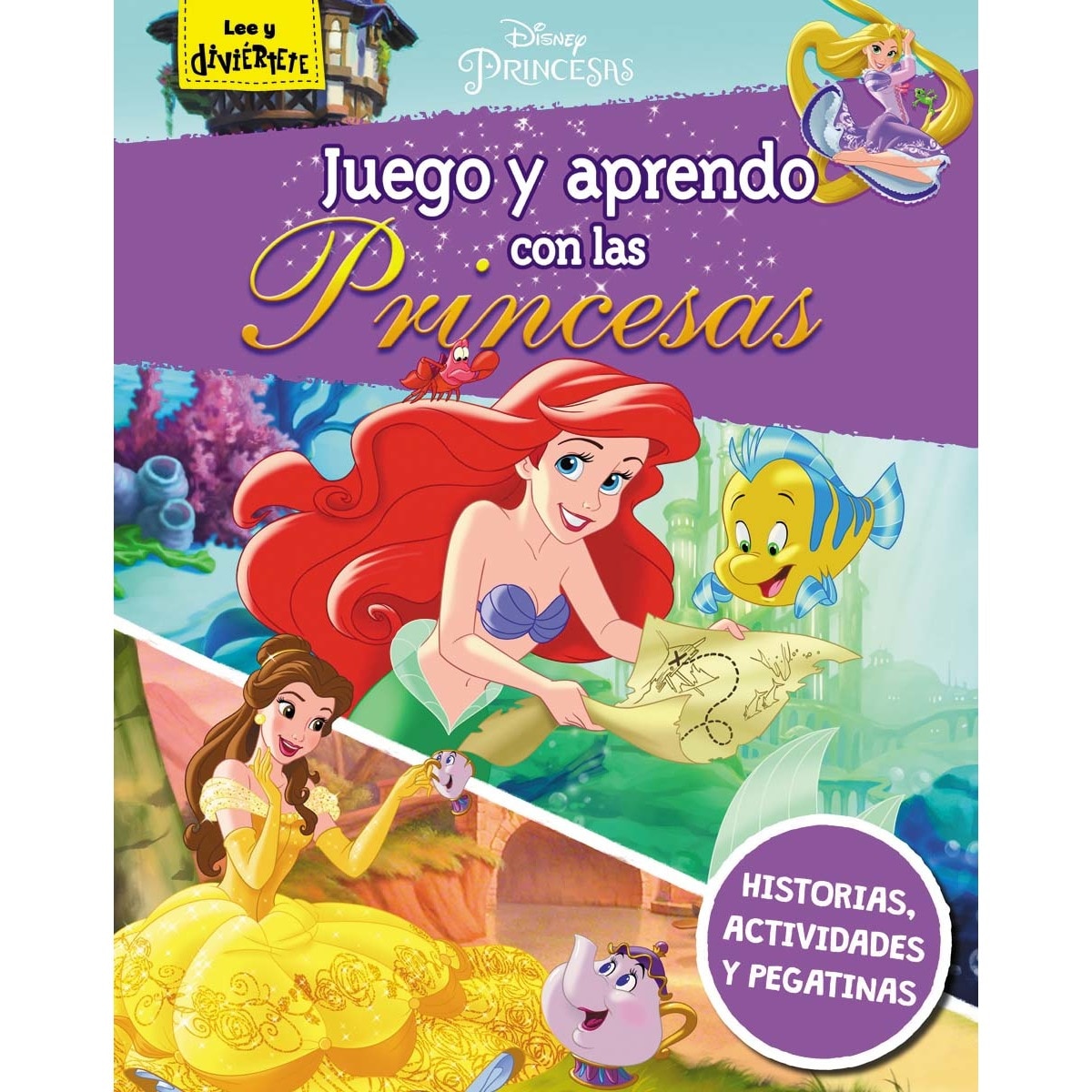Imagen 0 de Juego y aprendo con las Princesas  (Tapa blanda)