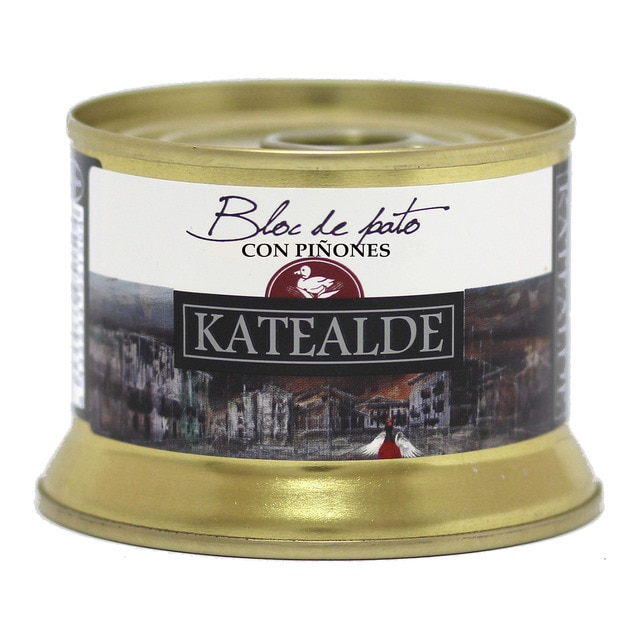 Imagen 0 de Block de foie gras de pato con piñones Katealde