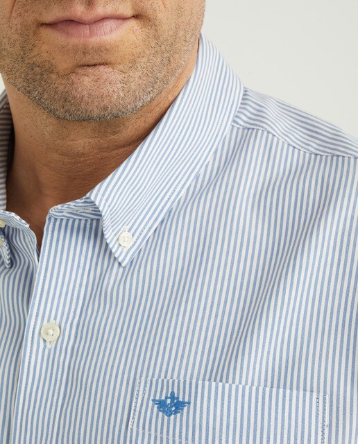 Camisa de hombre regular azul a rayas tallas grandes · Dockers · El Corte  Inglés