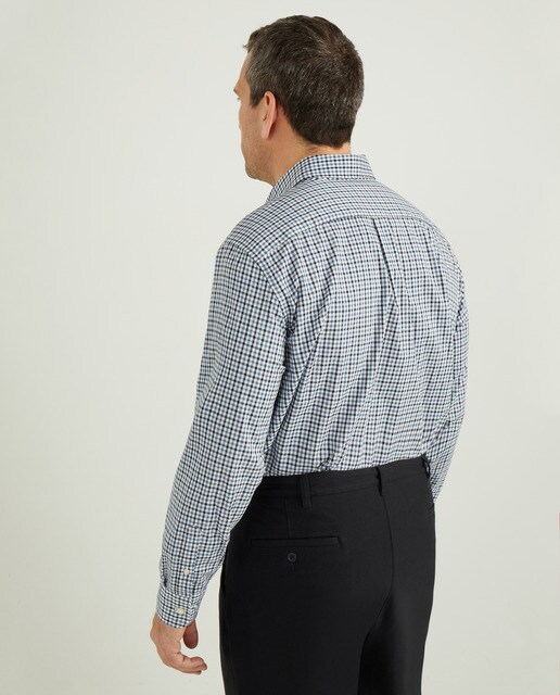 Camisa de hombre regular azul a cuadros tallas grandes · Dockers · El Corte  Inglés