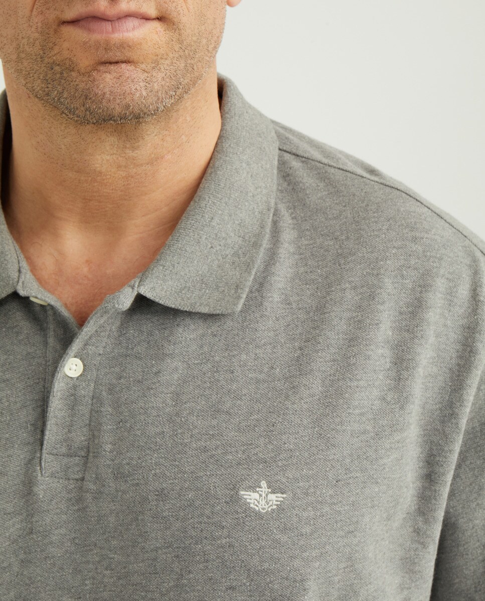 Polo de hombre classic de manga corta gris tallas grandes · Dockers · El Corte  Inglés