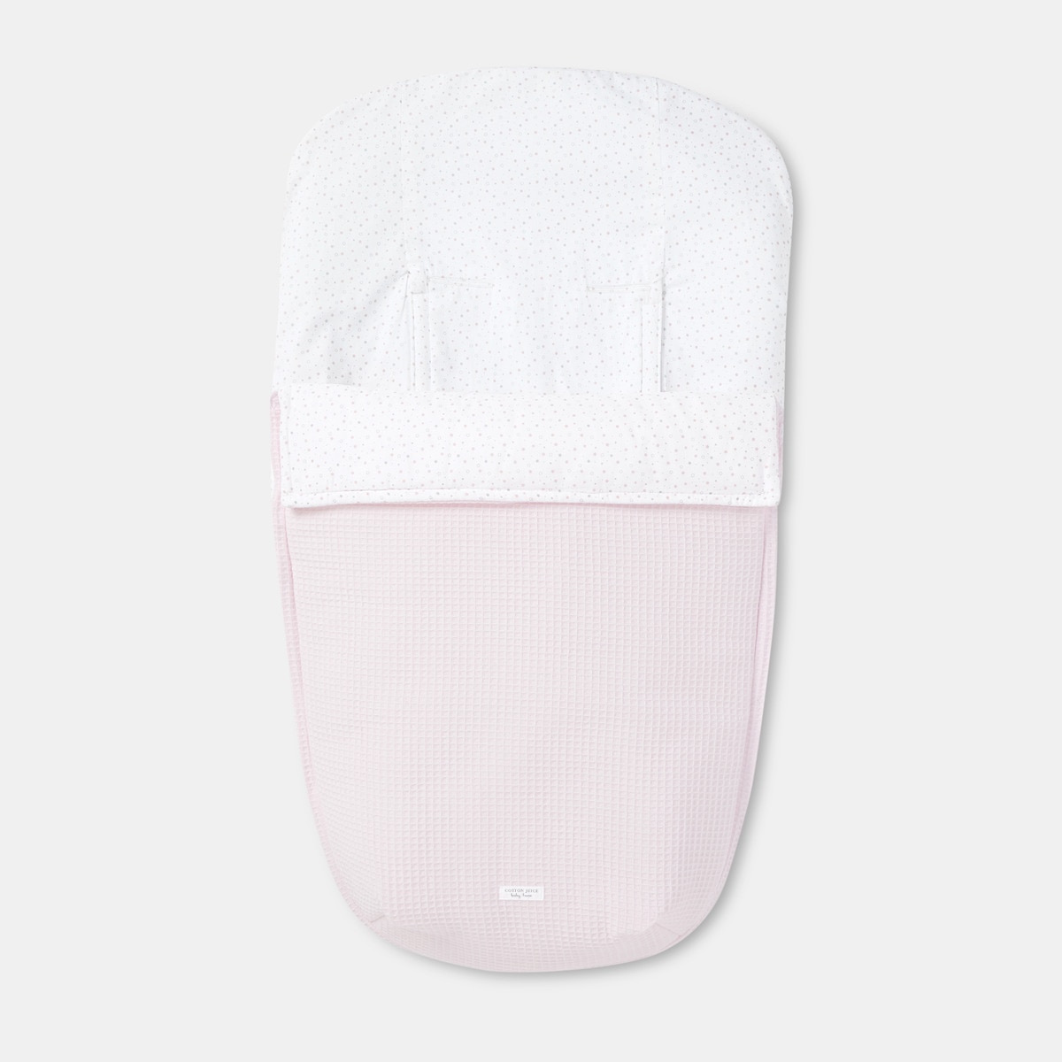 Saco de Cadeira Universal Waffle Estrelas Fecho de Correr Lateral Rosa-3