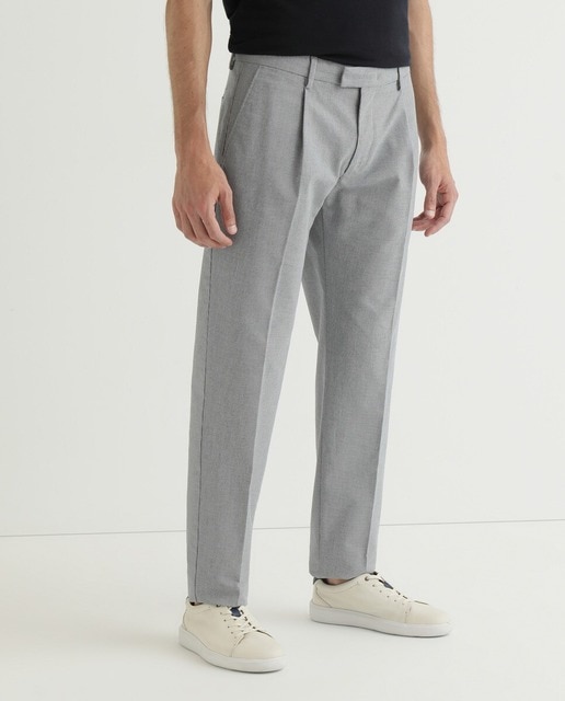 Imagen 0 de Pantalón de vestir de hombre tapered con estructura azul índigo