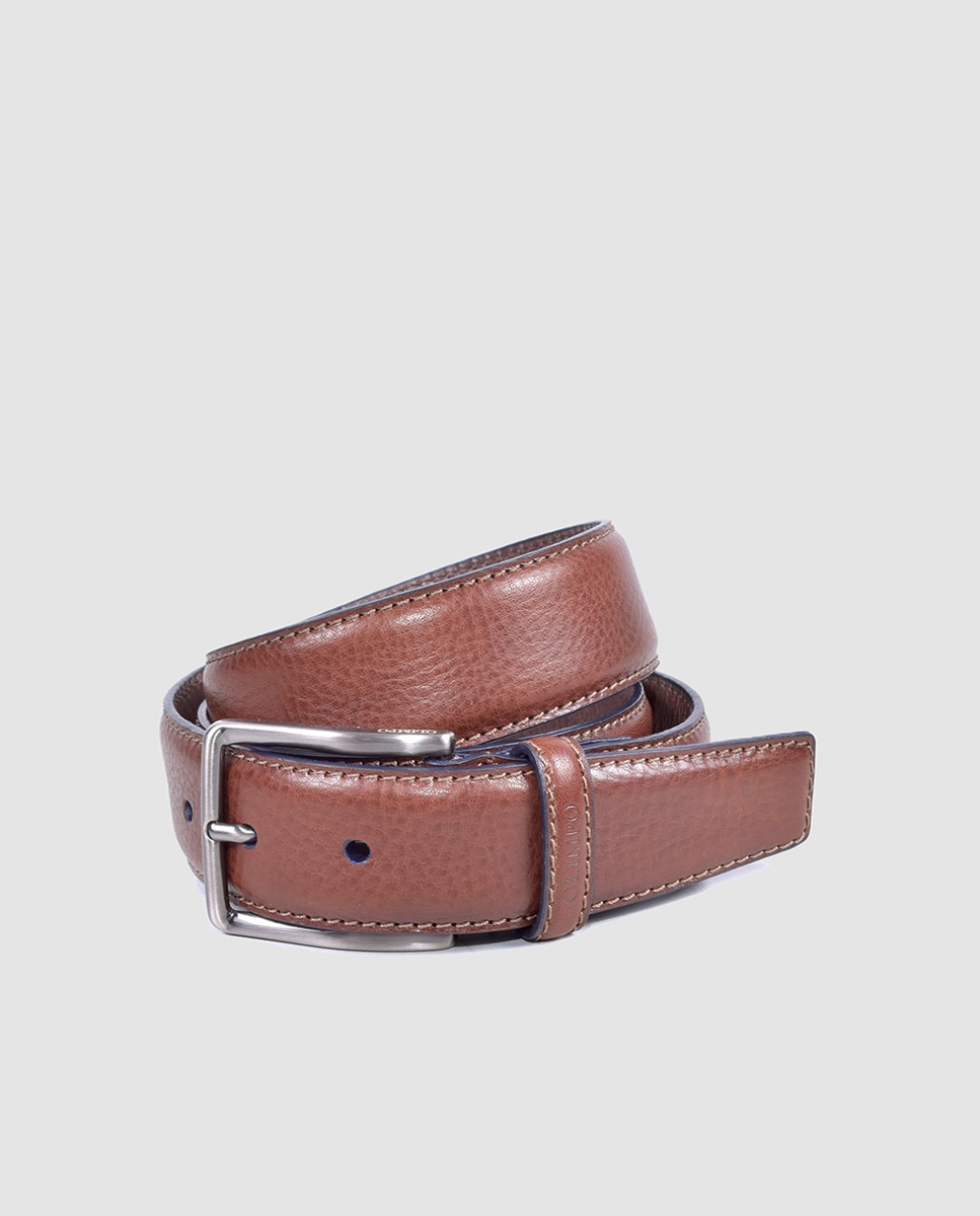 Ceinture gravé naturelle. Fabriquée en Espagne.