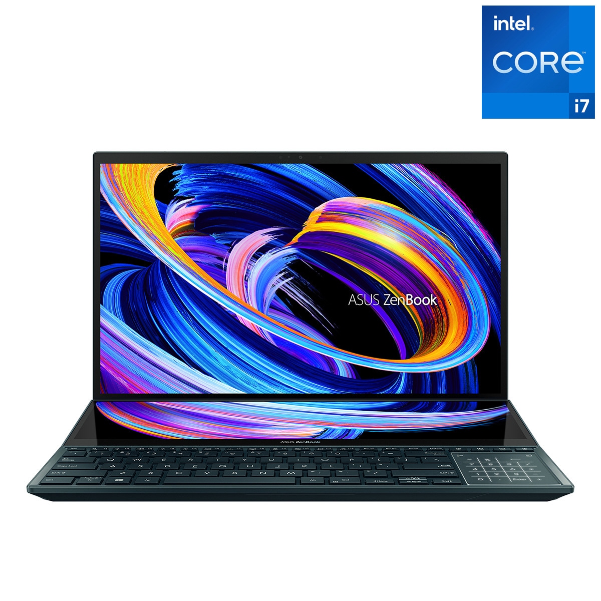 Portátil ASUS Zenbook Pro Duo 15 OLED UX582ZM-H2030W, i7-12700H, 32GB, 1TB SSD, GeForce RTX 3060 6GB, 15,6", W11 Azul-1