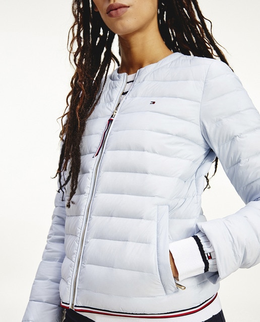 Imagen 0 de Cazadora fina de mujer larga tipo bomber