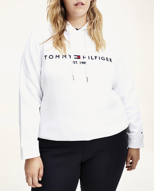 Imagen 0 de Sudadera de mujer talla grande con capucha