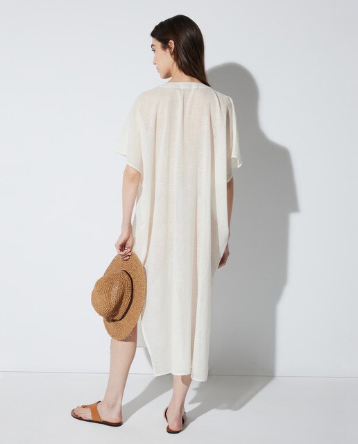 Kaftán largo de mujer de manga corta · Easy Wear · El Corte Inglés