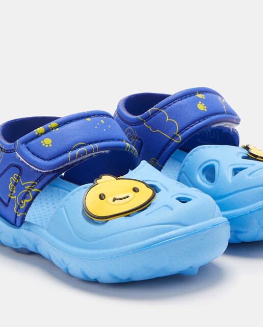 Cangrejeras de bebé niño en azul con detalle de pollito · Baby El Corte  Inglés · El Corte Inglés