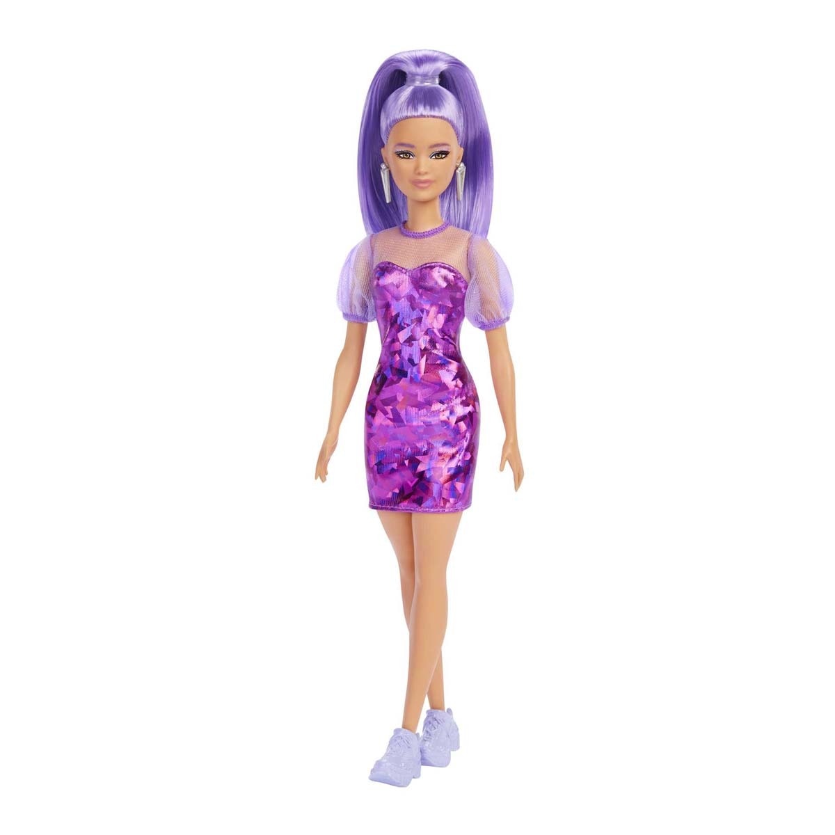Barbie - Muñeca Pequeña Con Pelo Morado, Vestido Con Estilo Monocromático Y Accesorios De Moda De Juguete Fashionista En Oferta Barbie - Muñeca Pequeña Con Pelo Morado, Vestido Con Estilo Monocromático Y Accesorios De Moda De Juguete Fashionista