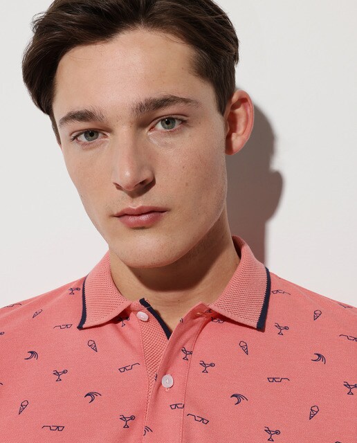 Polo de hombre coral de manga corta · Easy Wear · El Corte Inglés