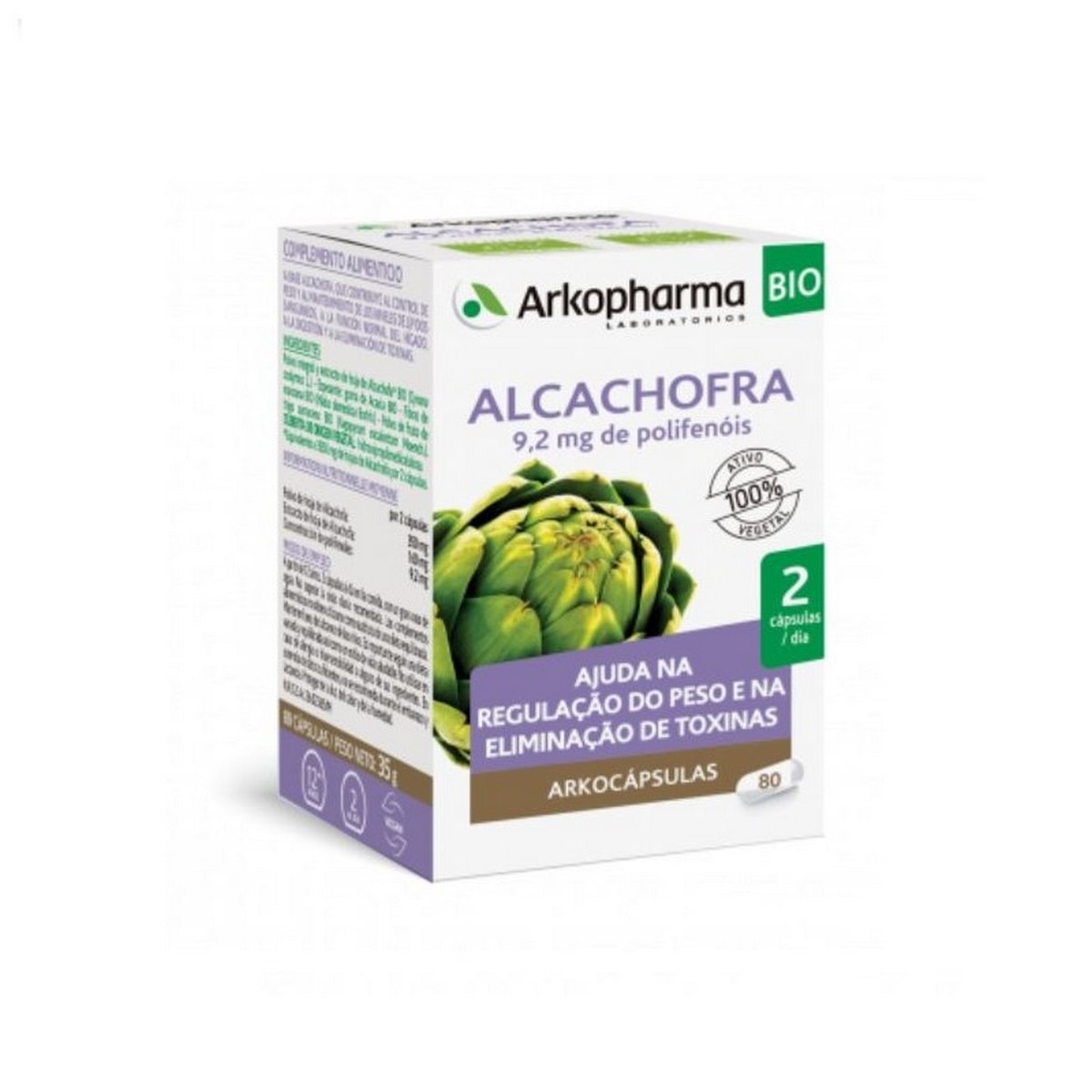 Imagem 0 de Suplemento Alimentar Bio Alcachofra - 80 cápsulas