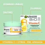 Bio crema de día iluminadora Vitamina C para piel apagada tarro 50 ml Nutre - Corrige líneas - Ilumina