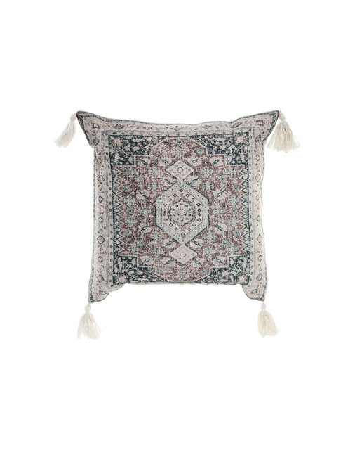 Imagen 0 de Cojín algodón desgastado azul