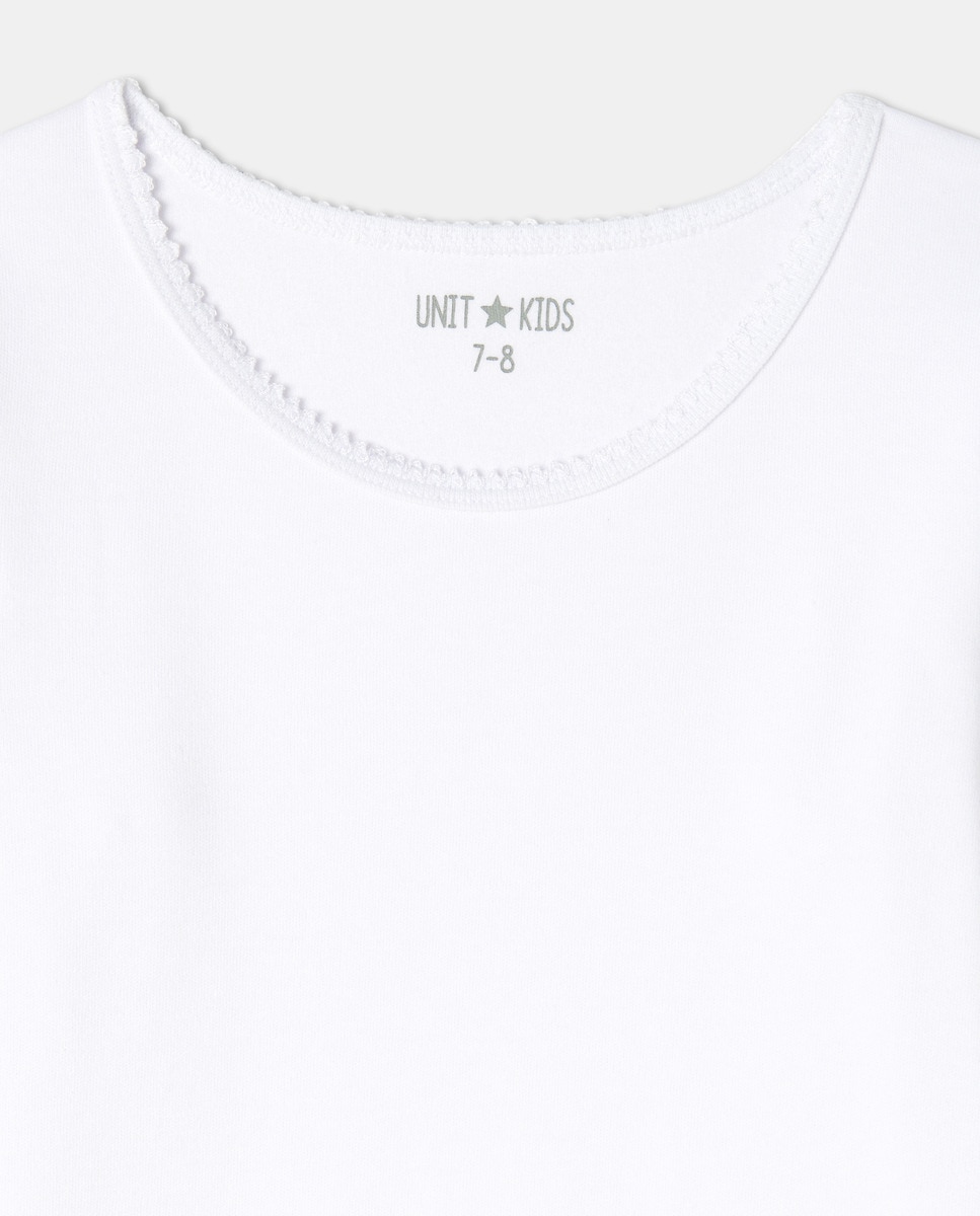 Pack 2 camisetas de niña manga larga Blanco-4