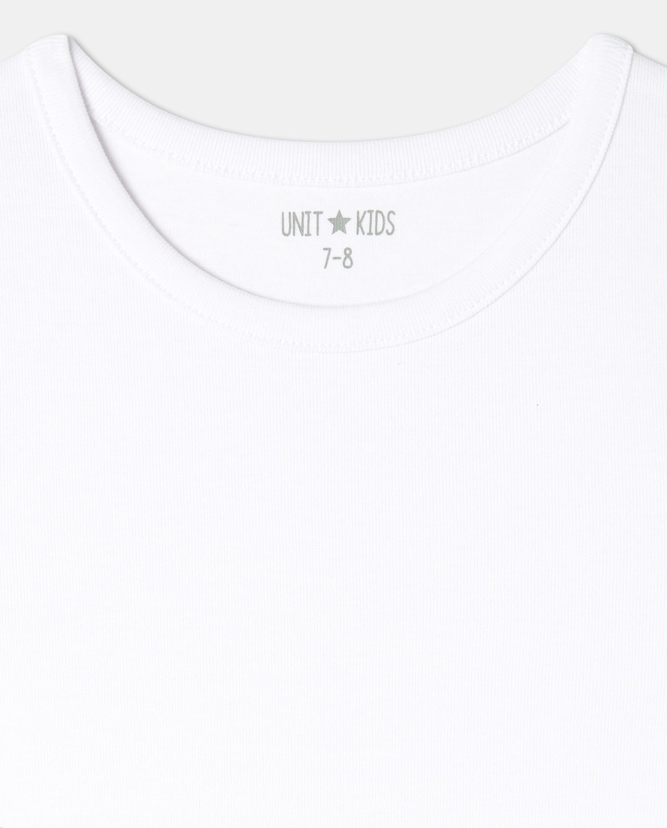 Pack 2 camisetas de niño sin mangas Blanco-4