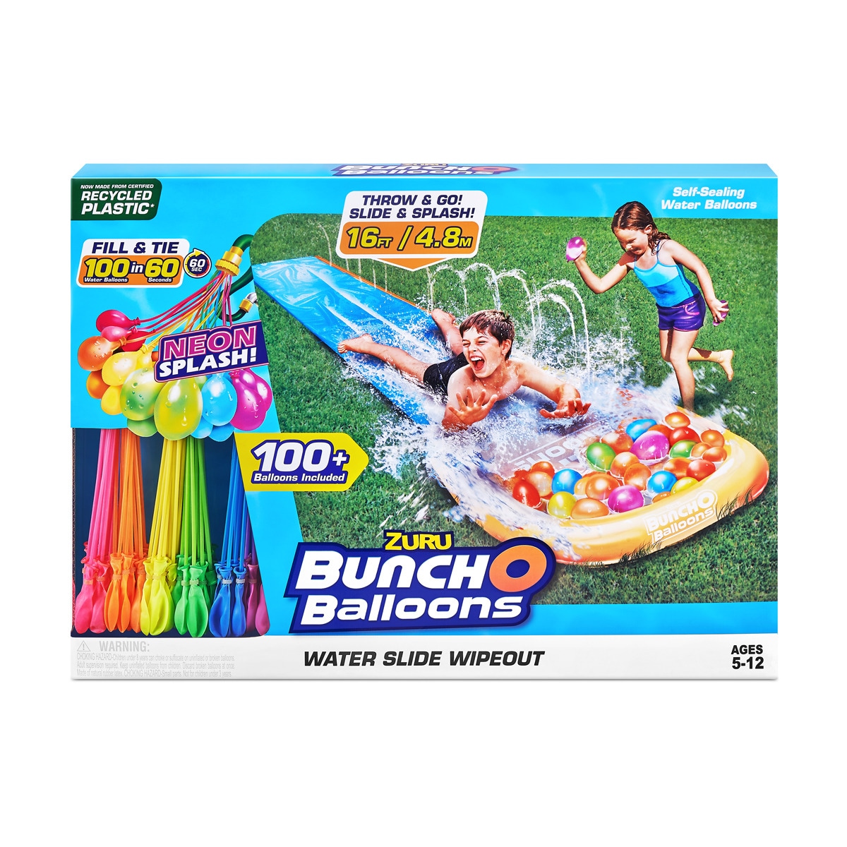 Desliador De Jardín Acuático Y 100 Buncho Balloons Carga Rápìda En 60 Segundos