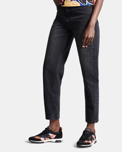 Zapatillas deportivas de mujer en negro con estampado de flores · Ted Baker  · El Corte Inglés