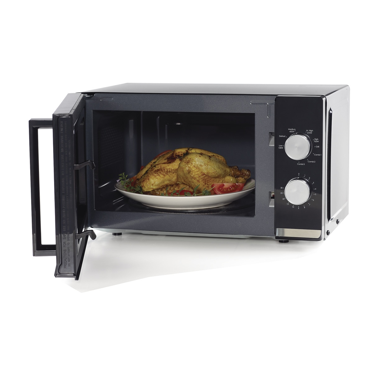 Microondas Candy 20 litros y grill - CMG20TNMB Negro-3