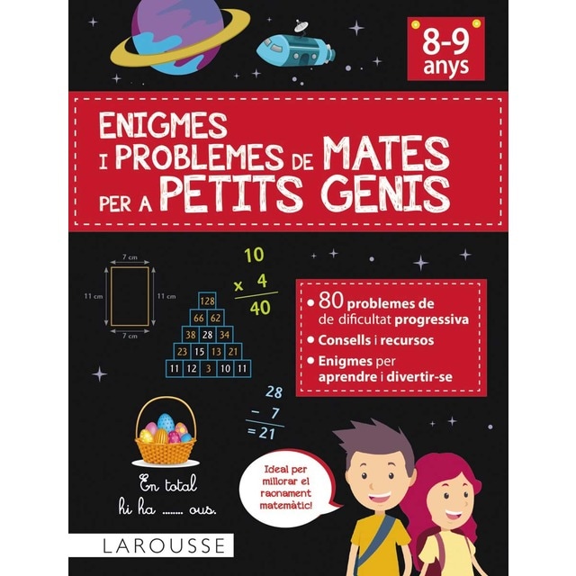 Imagen 0 de Enigmes i problemes de mates per a petits genis (8-9 anys) (Tapa blanda)