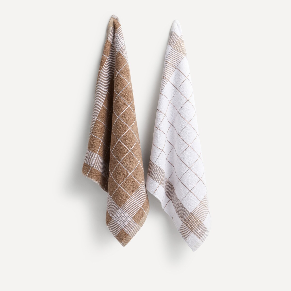 Lot de 2 torchons tissuéponge Boney