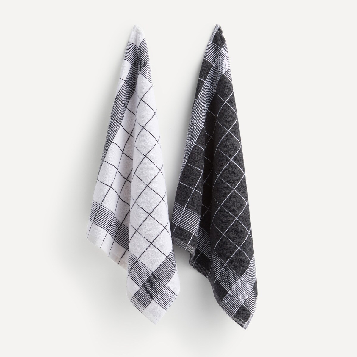 Lot de 2 torchons tissuéponge Boney