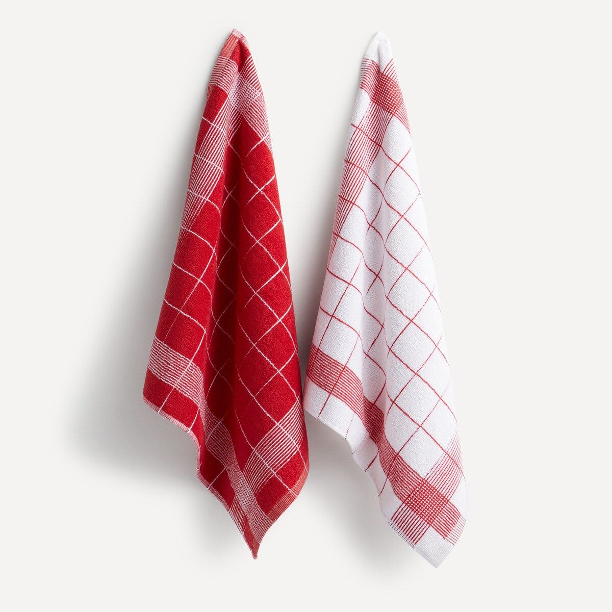 Lot de 2 torchons tissuéponge Boney