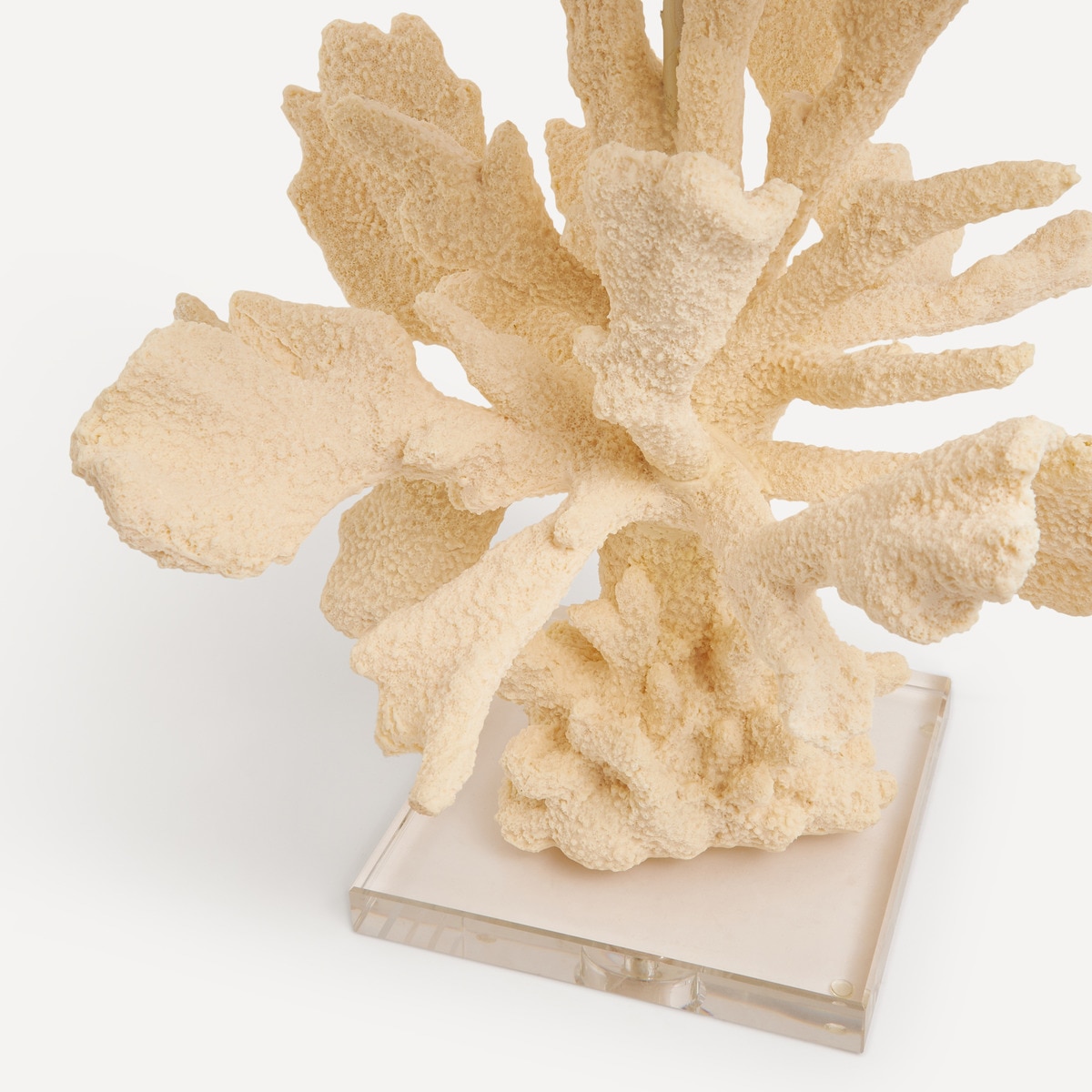Candeeiro de mesa Coral Branco-3