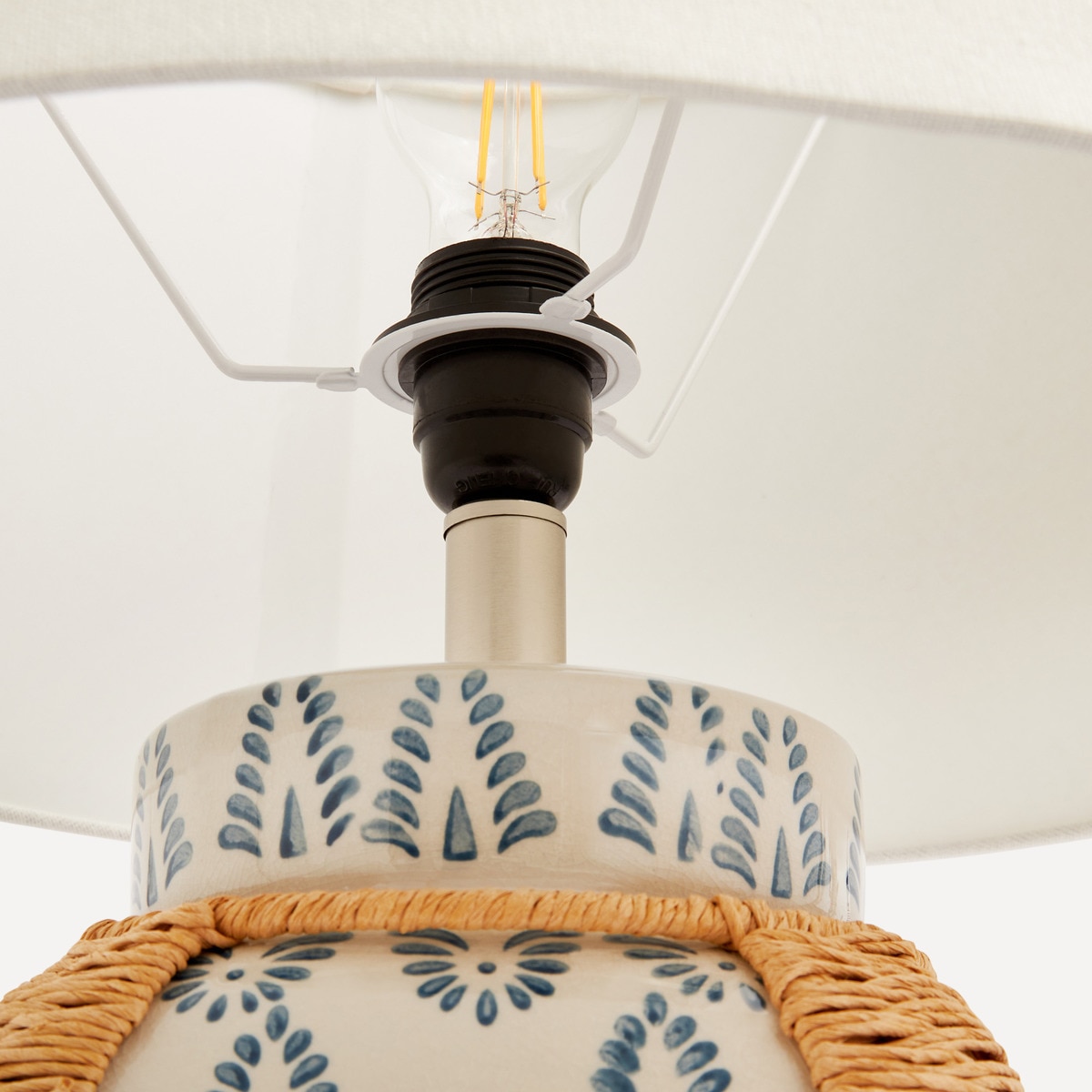 Lámpara de mesa Brisa El Corte Inglés Blanco-4