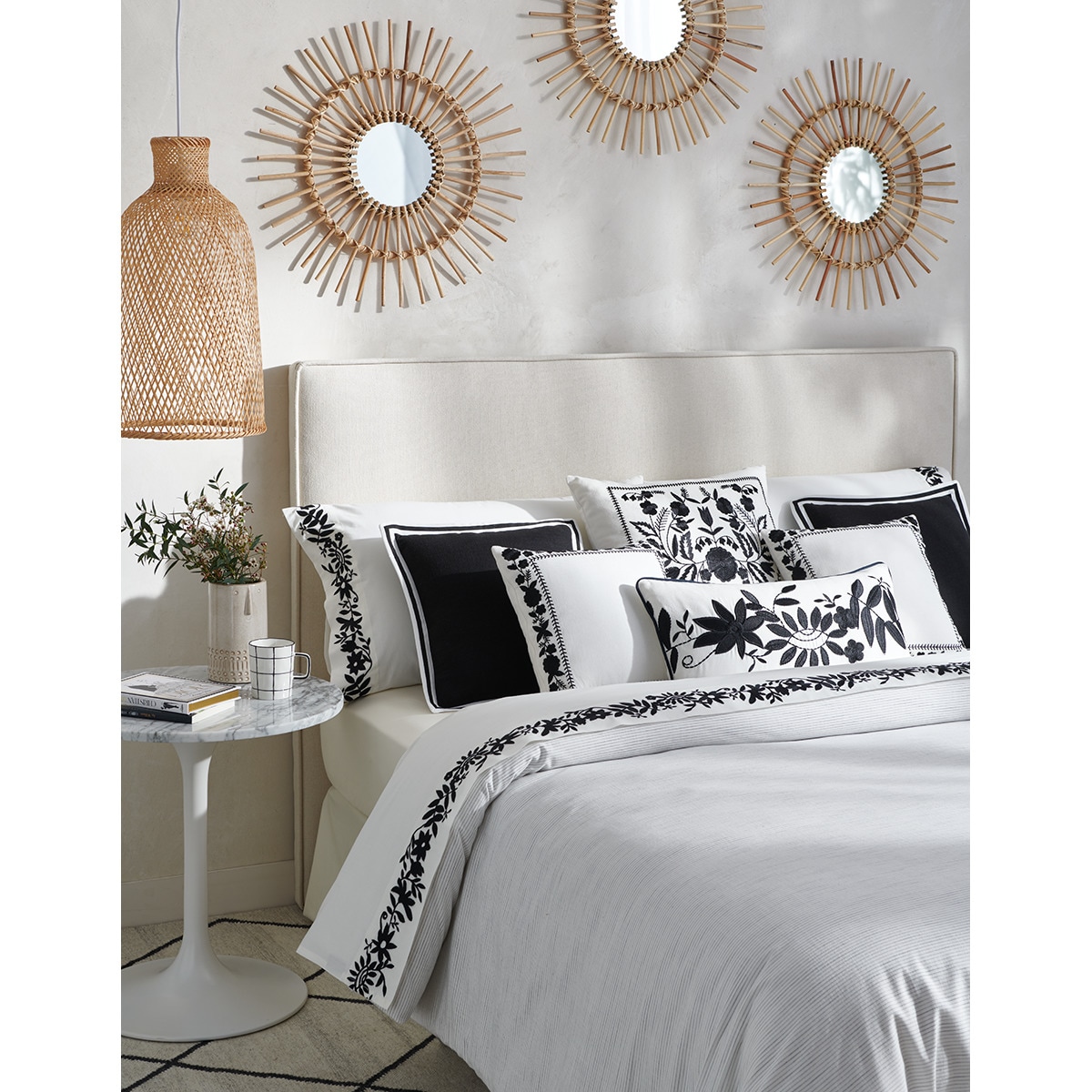 Mesa auxiliar de mármore Icon Branco-6