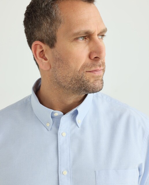 Camisa oxford fácil plancha de hombre lisa tallas grandes · Emidio Tucci · El  Corte Inglés