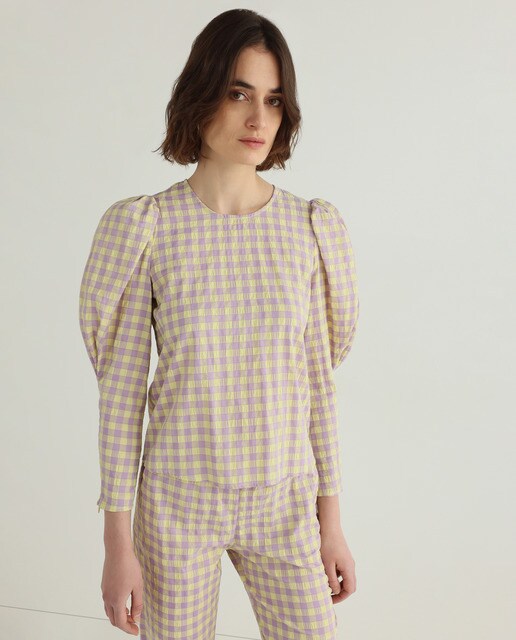 Blusa de mujer manga larga abullonada · Vila · El Corte Inglés