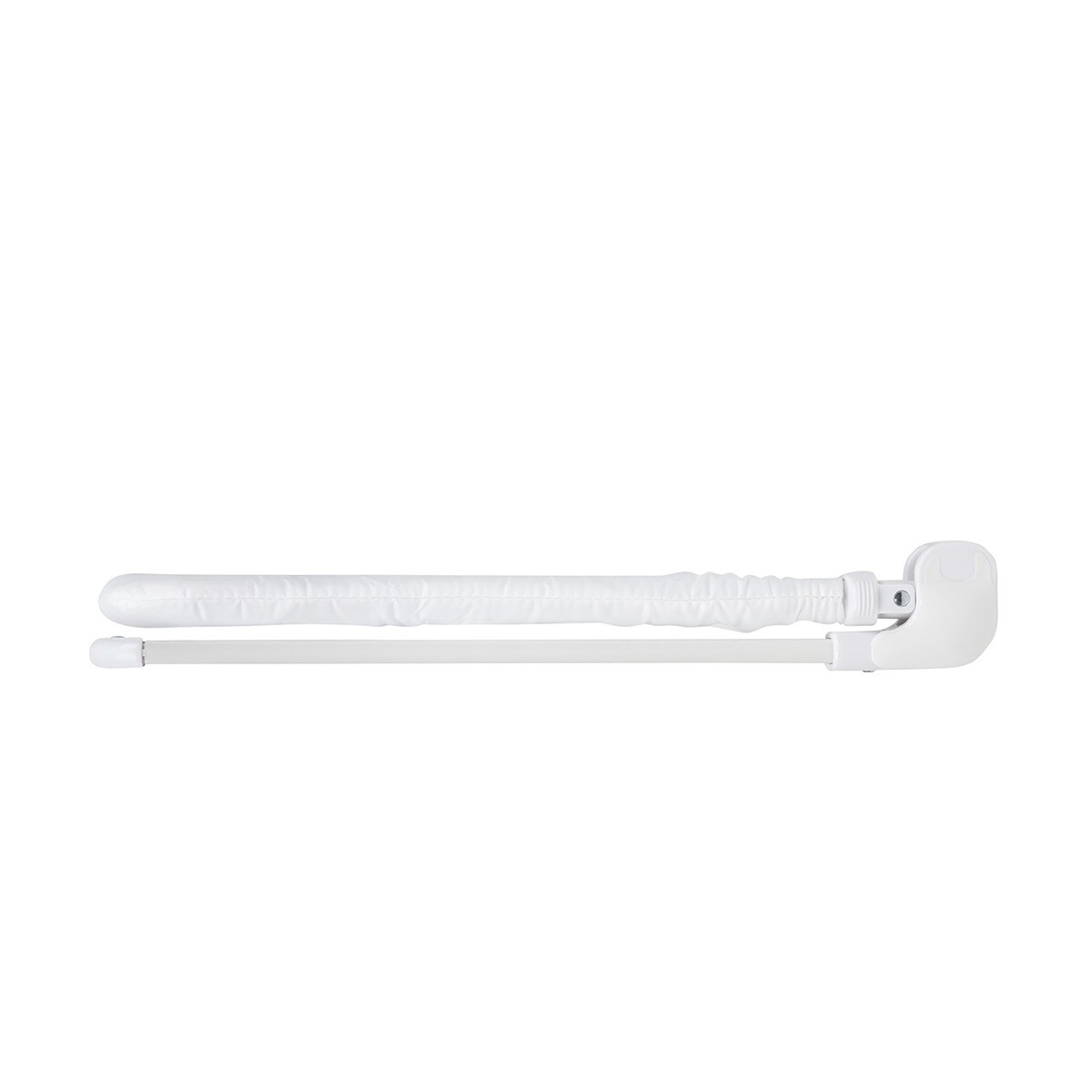 Barandilla Cama de 150 cms - Barrera para Cama con Bolsa de Transporte Blanco-3