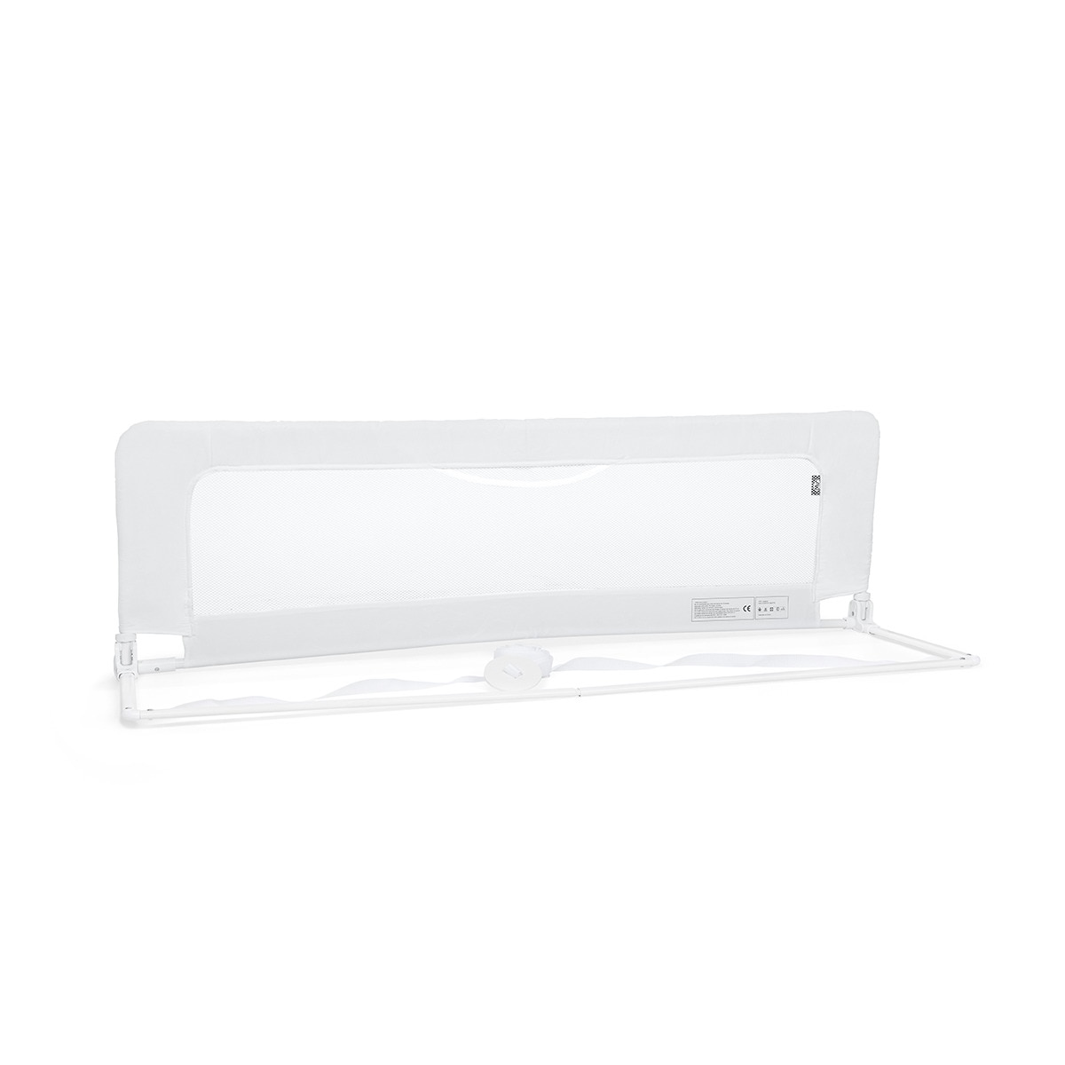 Barandilla Cama de 150 cms - Barrera para Cama con Bolsa de Transporte Blanco-2