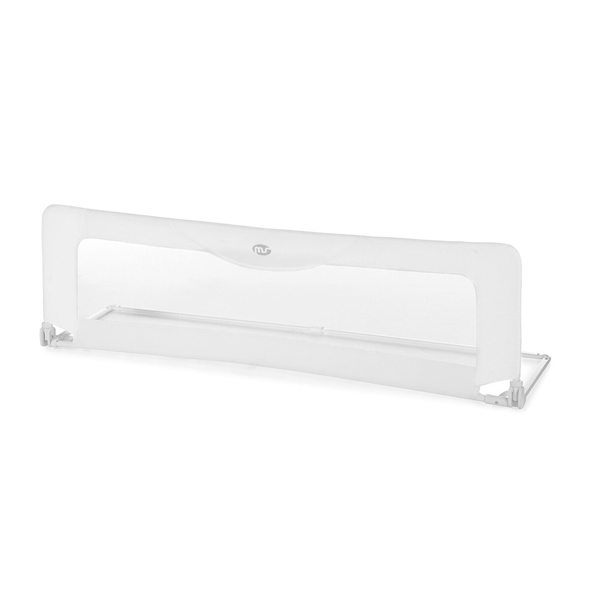 Barandilla Cama de 150 cms - Barrera para Cama con Bolsa de Transporte Blanco-1