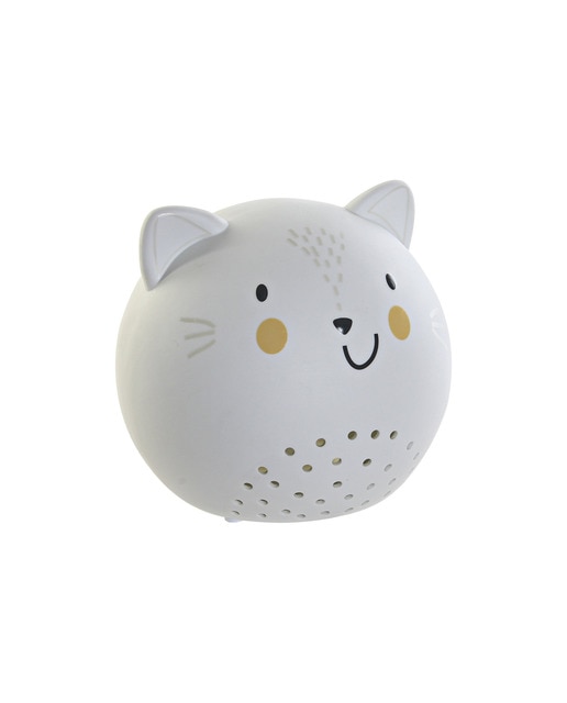 Imagen 0 de Lámpara sobremesa porcelana led gatito