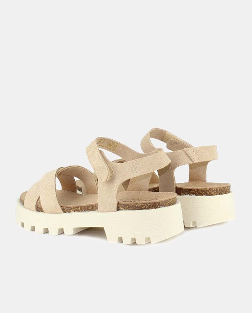 Sandalias de niña en piel con plataforma · Yokono · El Corte Inglés
