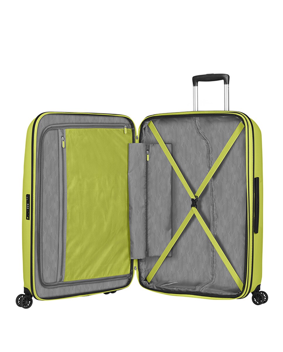 Maleta grande expandible BON AIR DLX, rígida verde, con capacidad hasta 117  L · American Tourister · El Corte Inglés