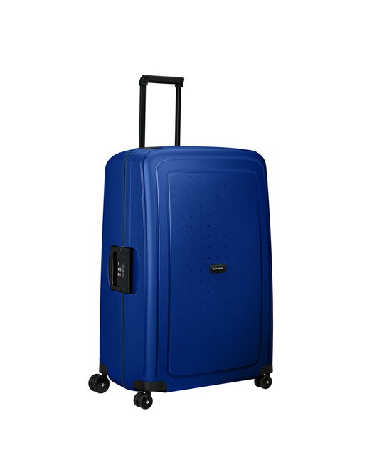 Maleta grande S'CURE, rígida azul, con capacidad 138 L · Samsonite · El Corte  Inglés