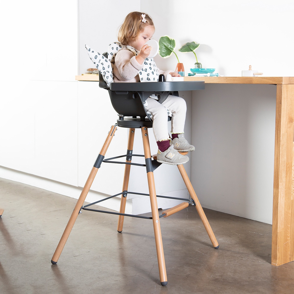 Jogo de Pernas e Repousa-pés para Cadeirão Childhome Evolu Extra - Natural 4