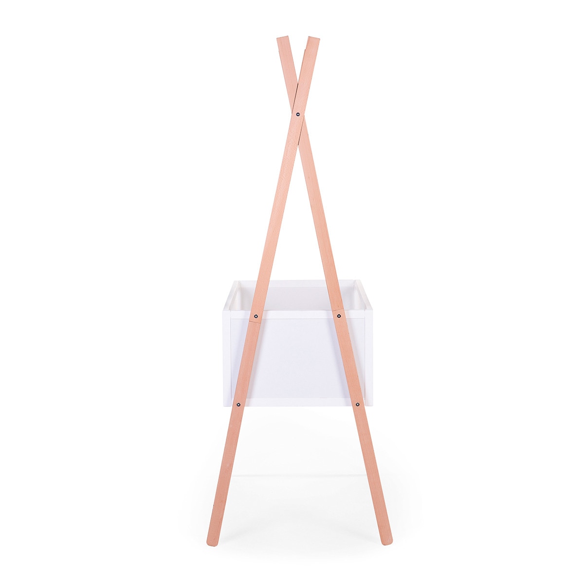 MINIBERÇO TIPI 50X90 + CABIDE - BRANCO/NATURAL Branco / Natural-8