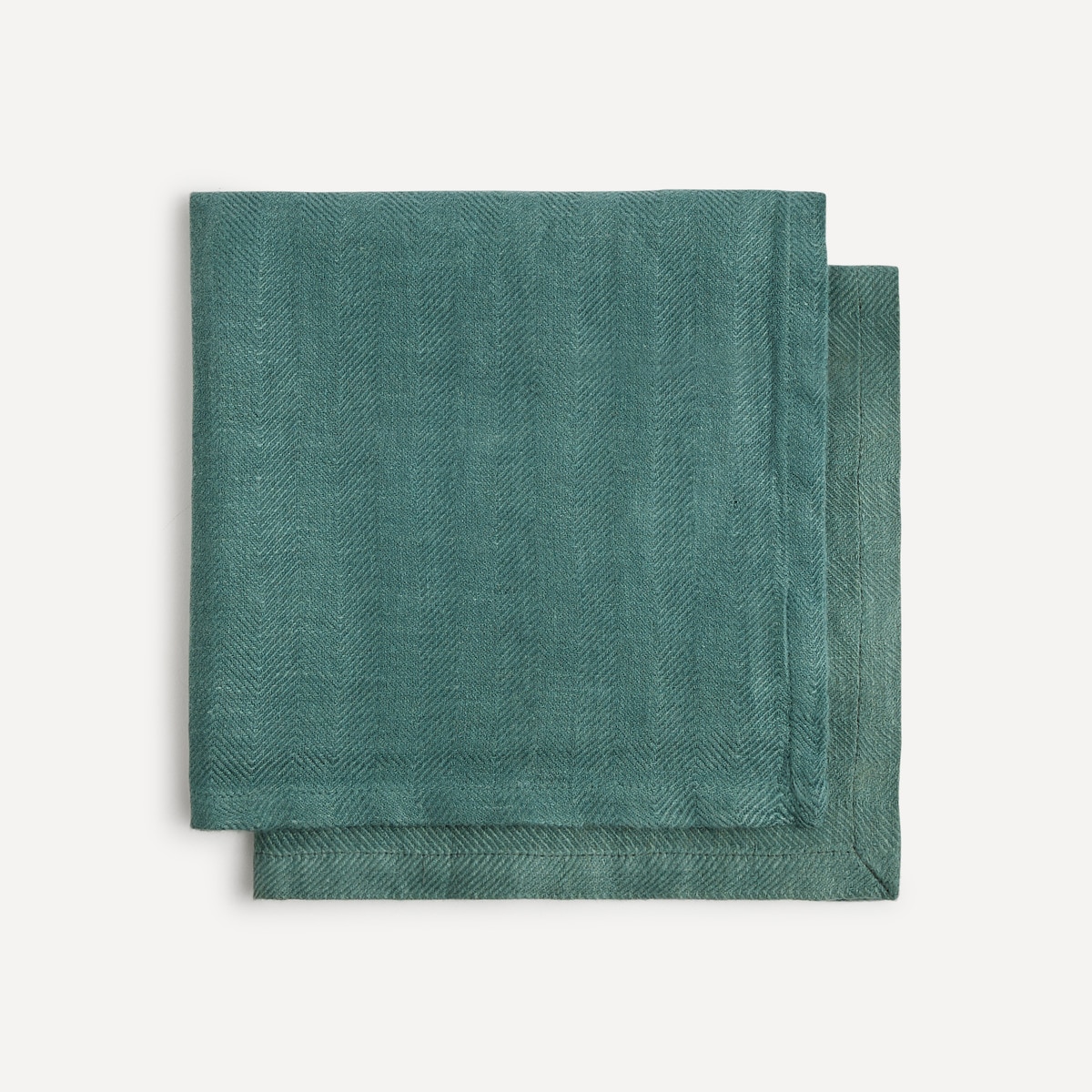 Lot de 2 serviettes de table en lin Sidney