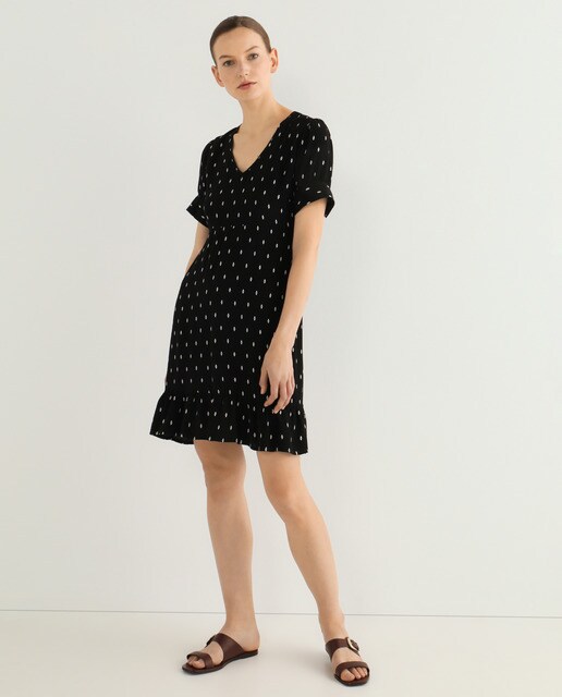 Vestido manga corta escote pico · Indi \u0026 Cold · El Corte Inglés
