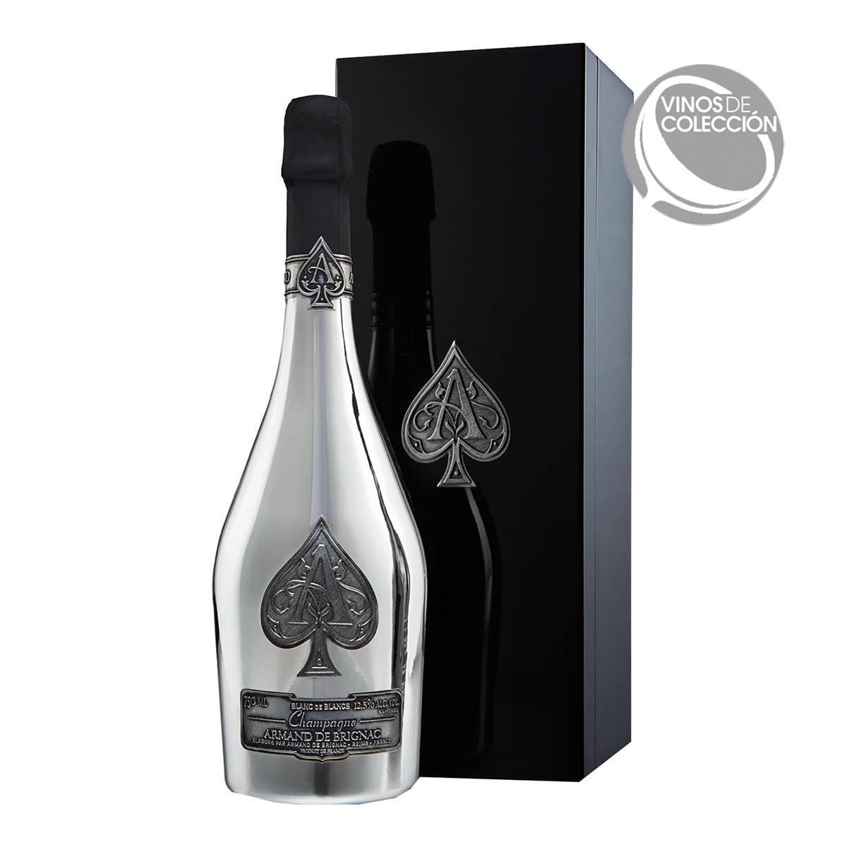Estuche champagne Blanc de Blancs Armand de Brignac 1