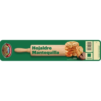 masa de hojaldre con mantequilla cuadrada envase 260 g - Casa Tarradellas