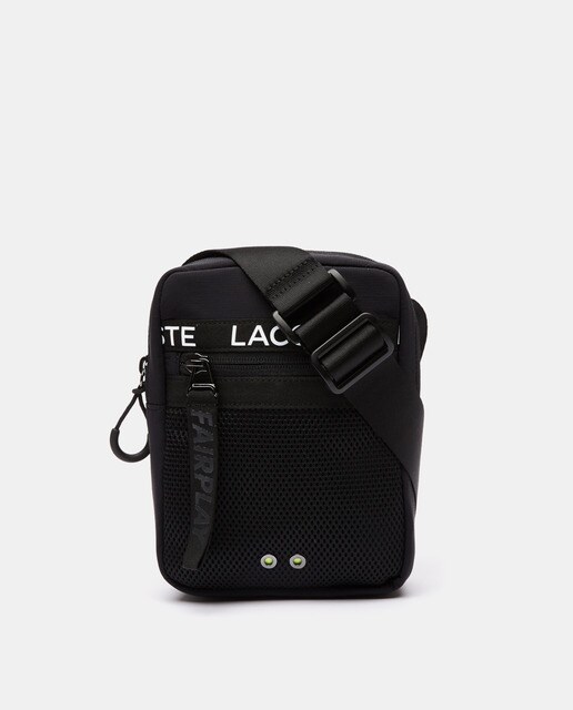 Bolsos Vertical Lacoste | Bandolera Solapa Men´S Classic NEGRO Hombre •  Uredi Sam