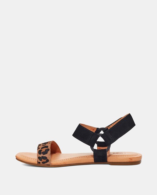 Sandalias planas de mujer en piel con cierre adherente · UGG · El Corte  Inglés
