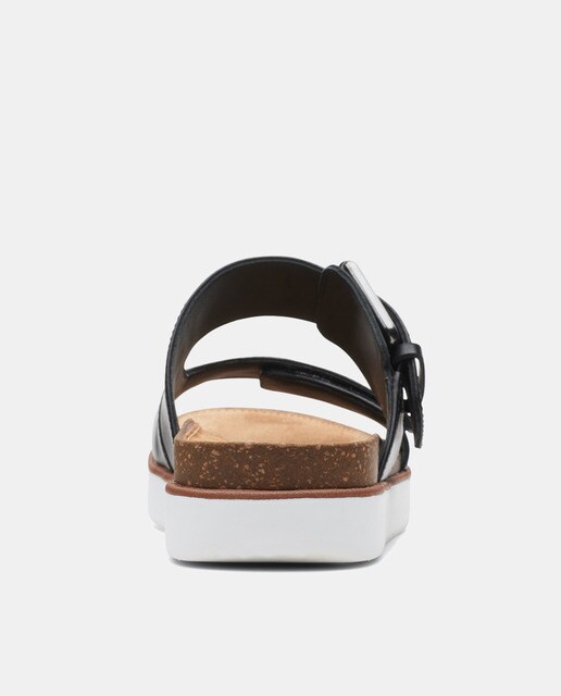Sandalias planas de mujer en piel con dos hebillas · Clarks · El Corte  Inglés