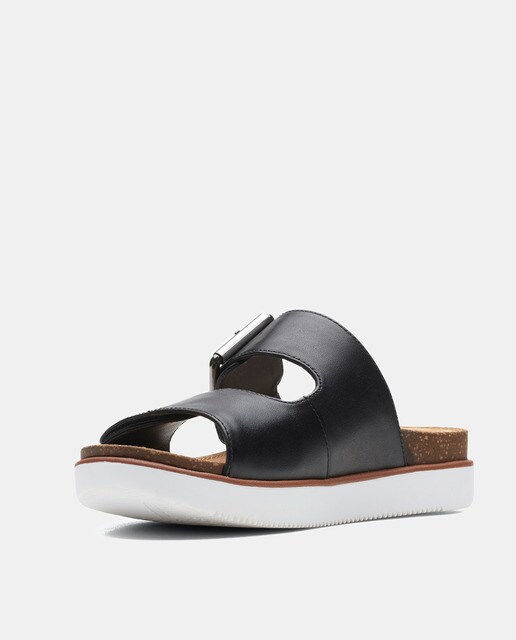 Sandalias planas de mujer en piel con dos hebillas · Clarks · El Corte  Inglés