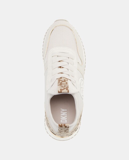 Zapatillas deportivas de mujer en beige con logotipo · DKNY · El Corte  Inglés